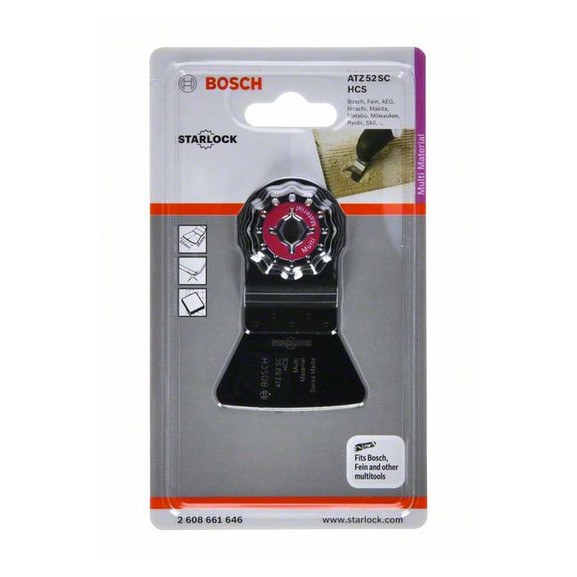 Bosch 52 mm Dia. Blades / Scrapers Saw Blades, 2 608 661 646