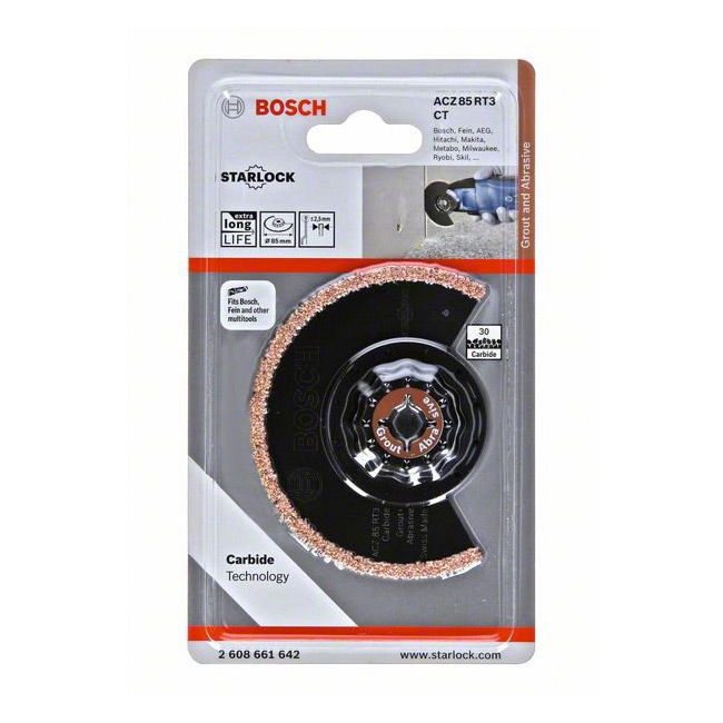 Bosch 85 mm Dia. RIFF Segment Saw Blades / Sanding Plate, 2 608 661 642 — view 2