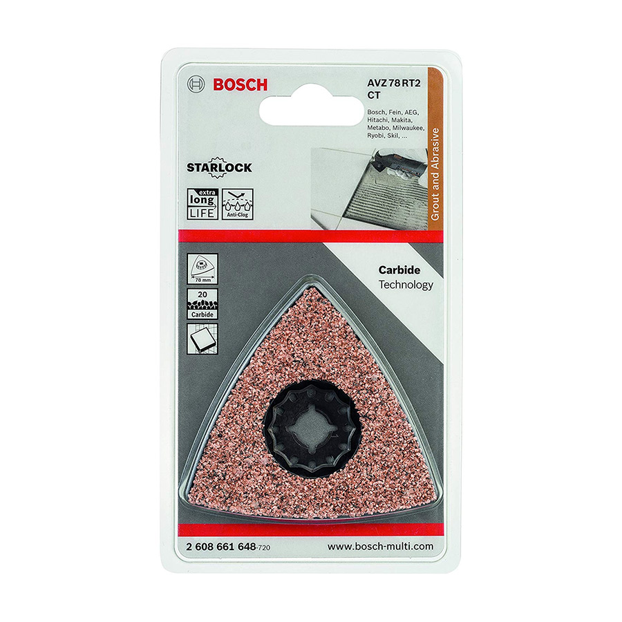 Bosch 78 mm Dia. RIFF Segment Saw Blades / Sanding Plate, 2 608 661 648 — view 2