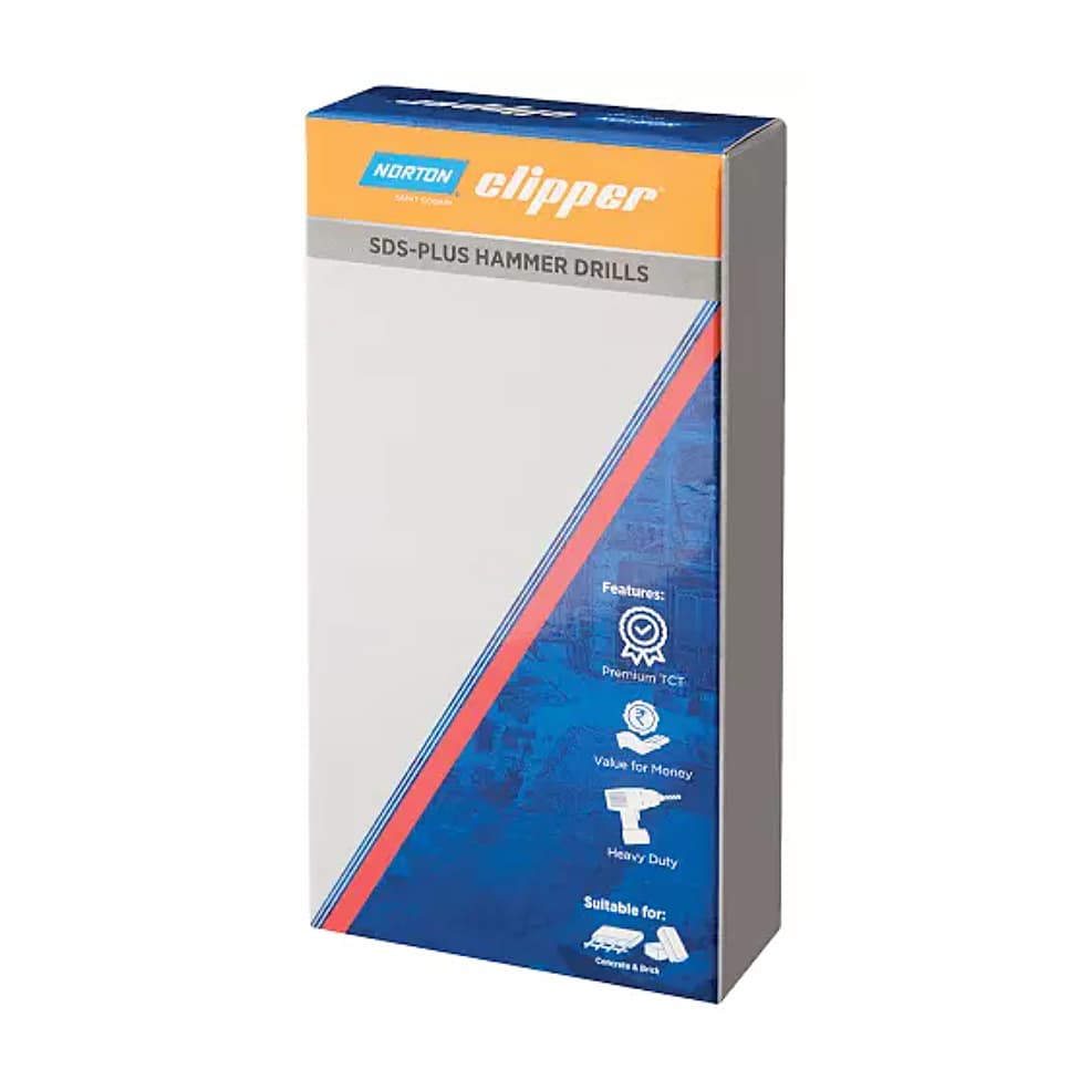 Norton Clipper 5.00 x 110 mm SDS plus Hammer Drill Bits (Pack of 10 Pcs), CP511 — view 3