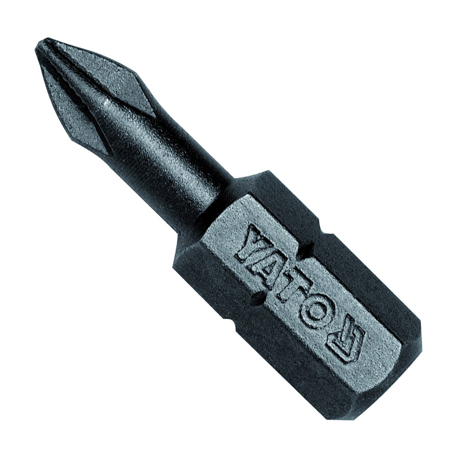 Yato PH1 x 25 mm Length Phillips Screwdriver Bits (Pack of 50 Pcs), YT-7807