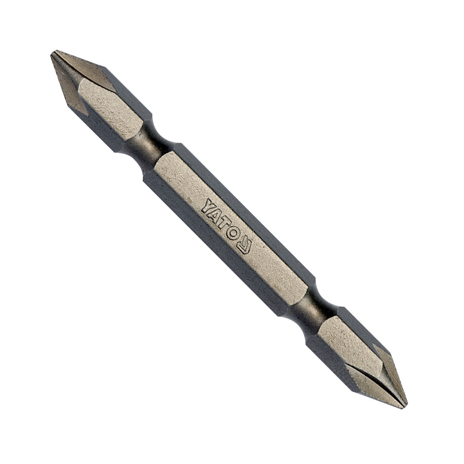 Yato PH1 x PH1 (Size) x 65 mm (Length) Phillips Double Ended Screwdrivers Bits (Pack of 10 Pcs), YT-78160 — view 1