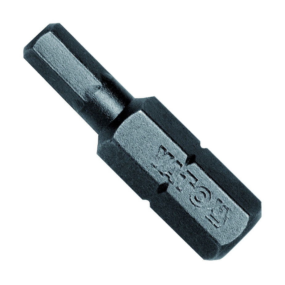 Yato 25 mm (Length) x 4 mm Hex Screwdrivers Bits (Pack of 50 Pcs), YT-7832