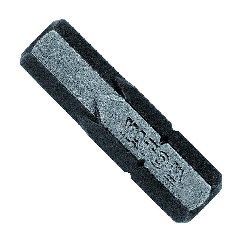 Yato 25 mm (Length) x 6 mm Hex Screwdrivers Bits (Pack of 50 Pcs), YT-7833