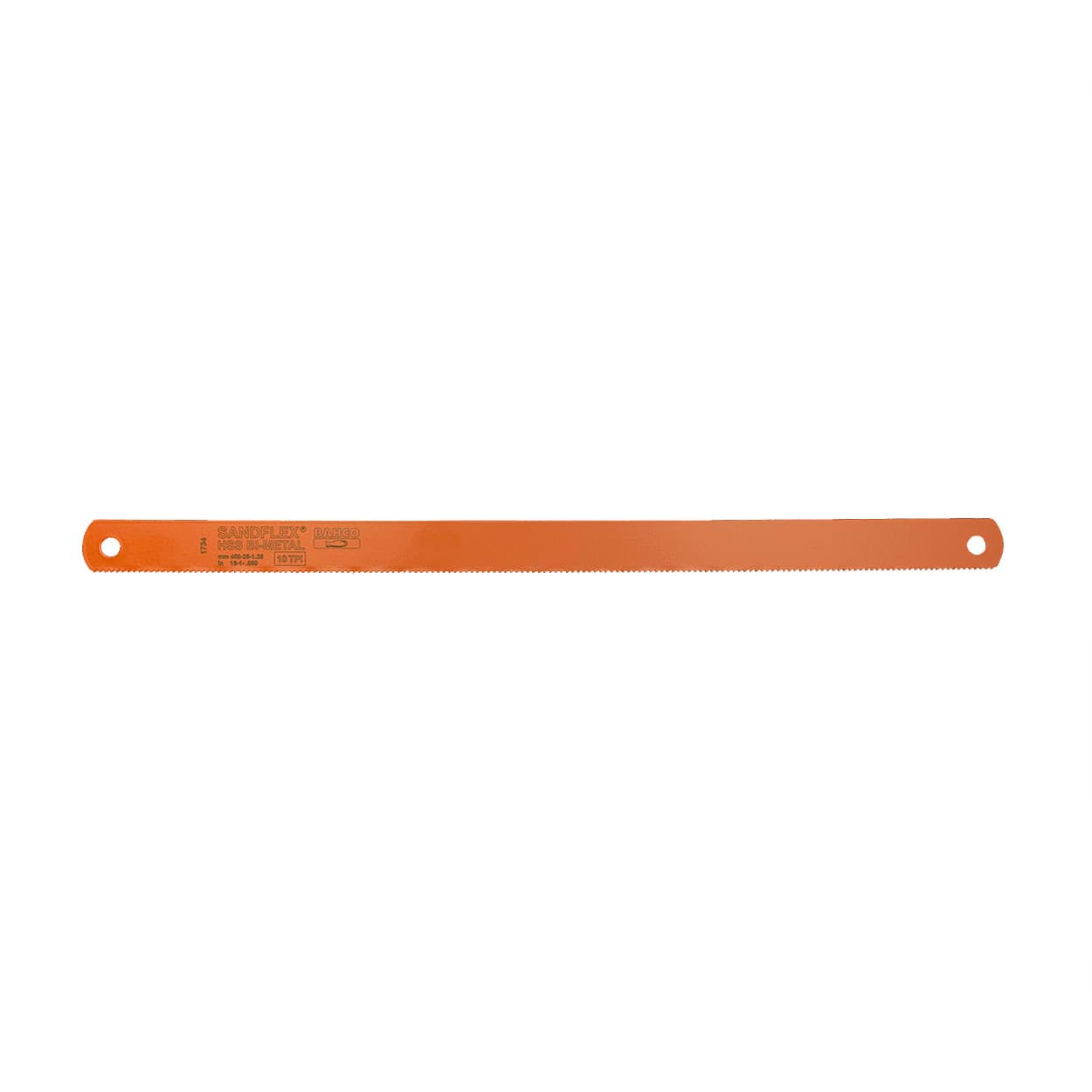 Bahco 350 x 32 x 1.60 mm, 10 TPI HSS-BiMetal Sandflex Power Hacksaw Blade (Pack of 10 Pcs)