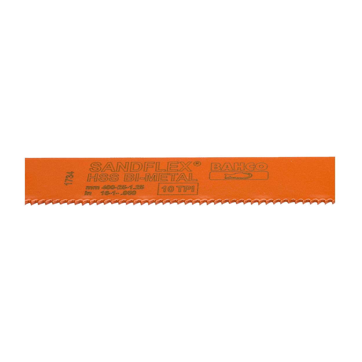 Bahco 350 x 32 x 1.60 mm, 10 TPI HSS-BiMetal Sandflex Power Hacksaw Blade (Pack of 10 Pcs) — view 3
