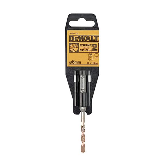 Dewalt 6.00 x 110 mm Extreme SDS Plus 2 Cutter Drill Bit, DT9514-QZ — view 2