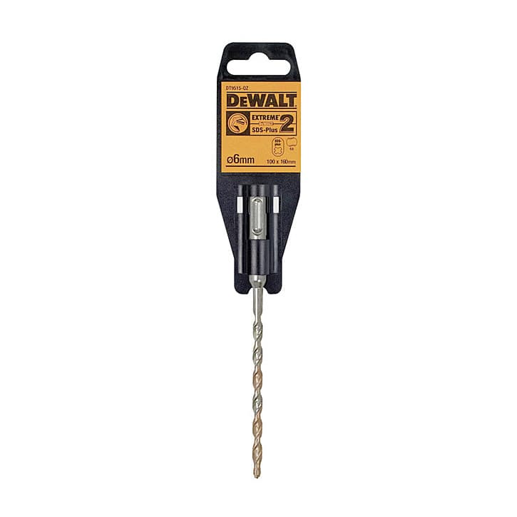 Dewalt 6.00 x 160 mm Extreme SDS Plus 2 Cutter Drill Bit, DT9515-QZ — view 2