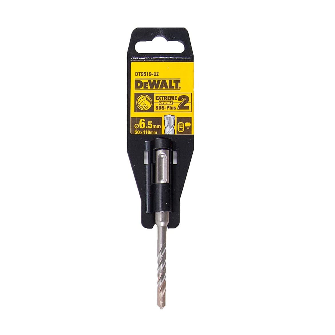 Dewalt 6.50 x 110 mm Extreme SDS Plus 2 Cutter Drill Bit, DT9519-QZ — view 2