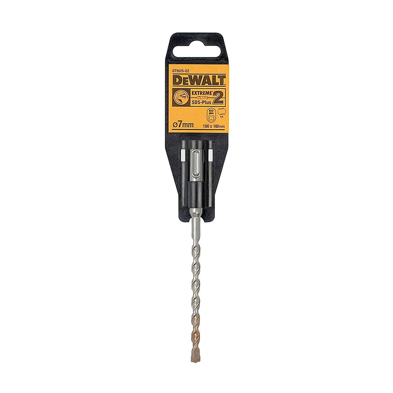 Dewalt 7.00 x 160 mm Extreme SDS Plus 2 Cutter Drill Bit, DT9525-QZ