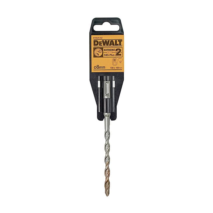 Dewalt 8.00 x 160 mm Extreme SDS Plus 2 Cutter Drill Bit, DT9529-QZ