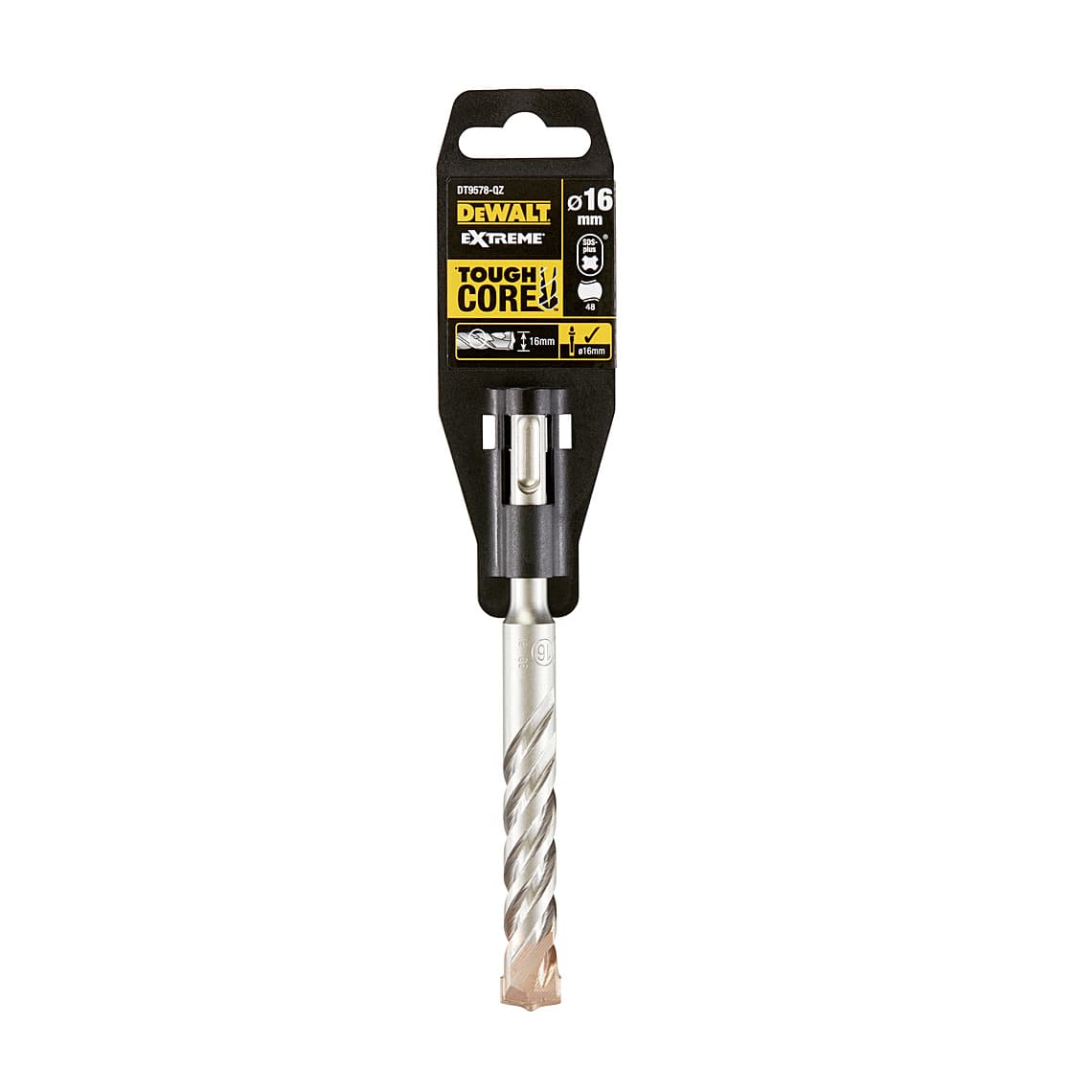 Dewalt 16 x 160 mm Extreme SDS Plus 2 Cutter Drill Bit, DT9578-QZ — view 2