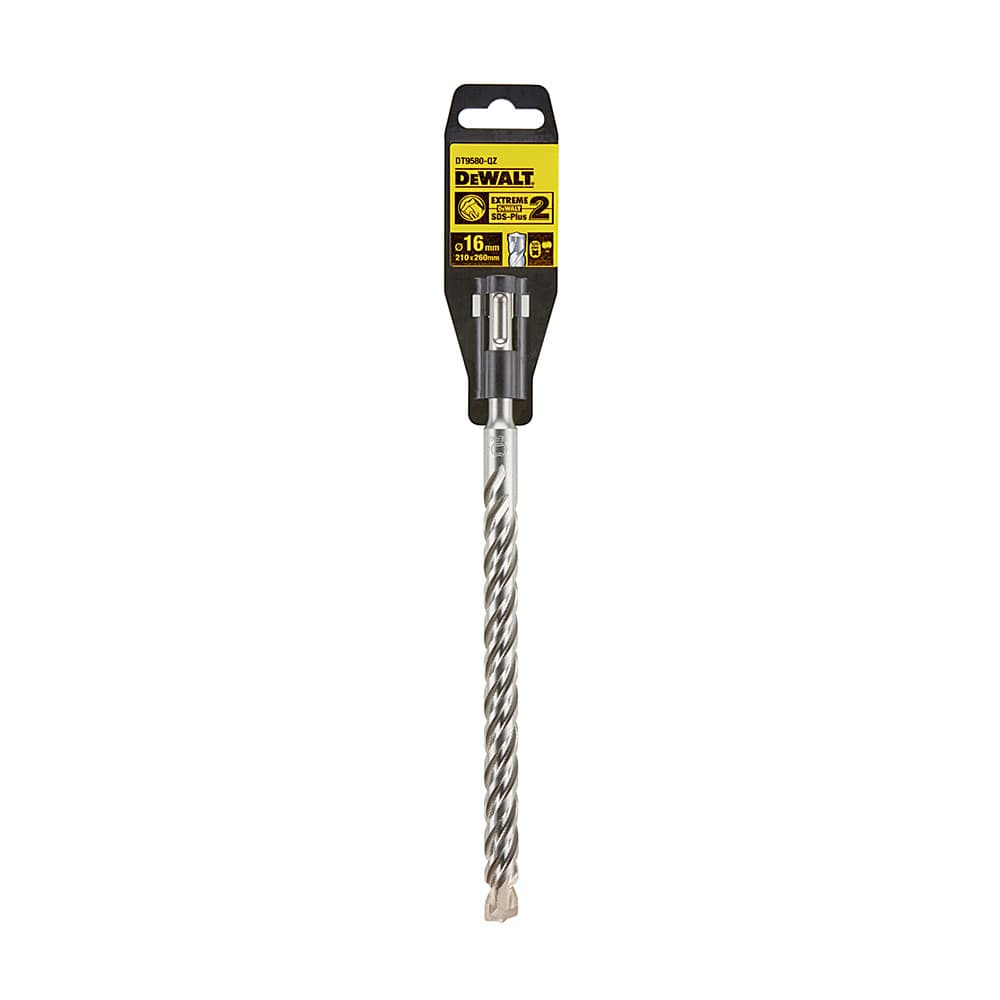 Dewalt 16 x 260 mm Extreme SDS Plus 2 Cutter Drill Bit, DT9580-QZ — view 2