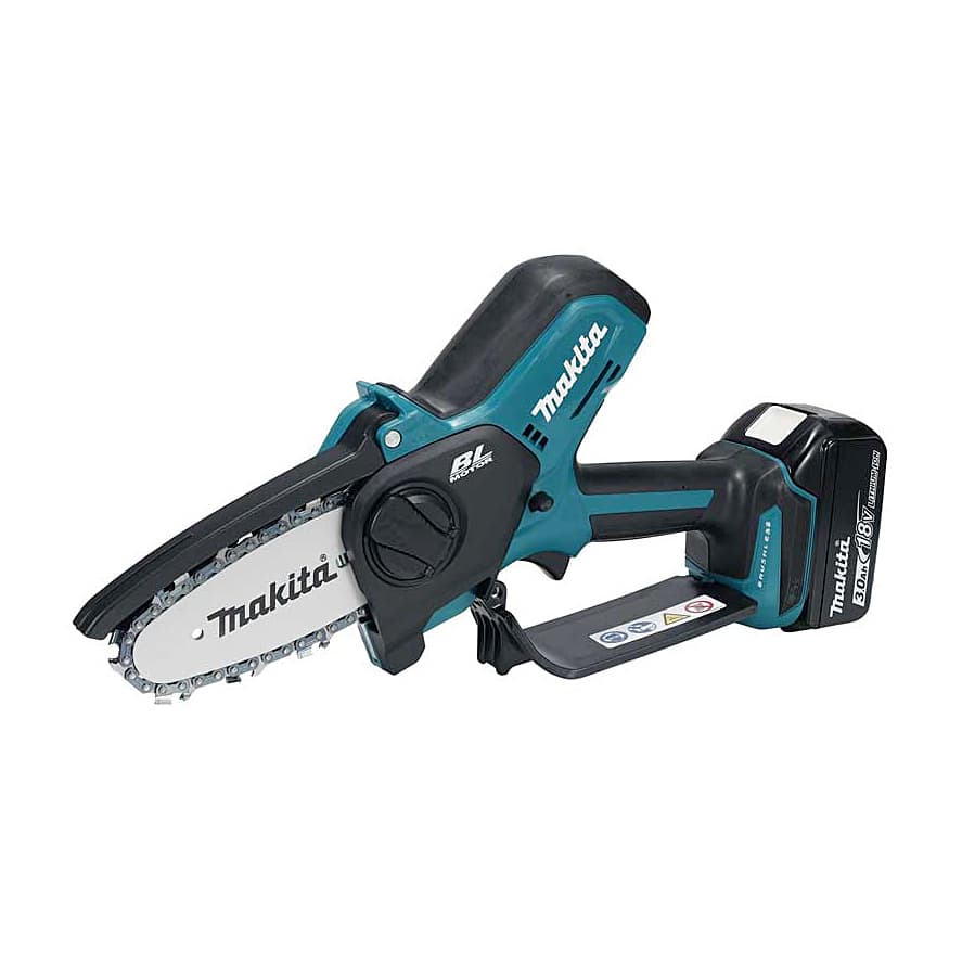 Makita 18V LXT BL 100 mm (4") Cordless Pruning Saw with Rapid Charger & 1 Pcs 3.0 Ah Battery, DUC101SF — view 1