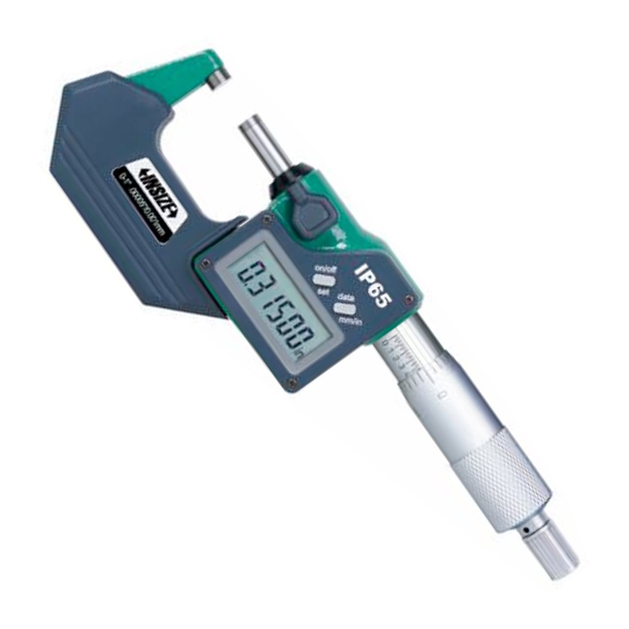 Insize 150 - 175 mm Wireless Waterproof Digital Outside Micrometer, 3112-175WL — view 1