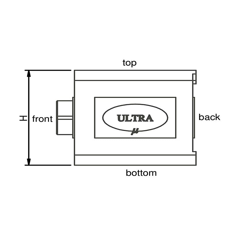 Ultra 100 x 70 x 95 mm Hardened & Ground Magnetic "V" Block, UL 32003 Hard