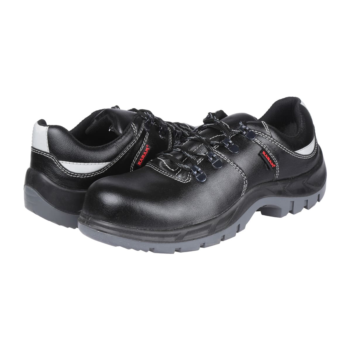 Karam Men's Deluxe Abawrf Safety Shoe - Fibre Toe (Black), FS15BL — view 1