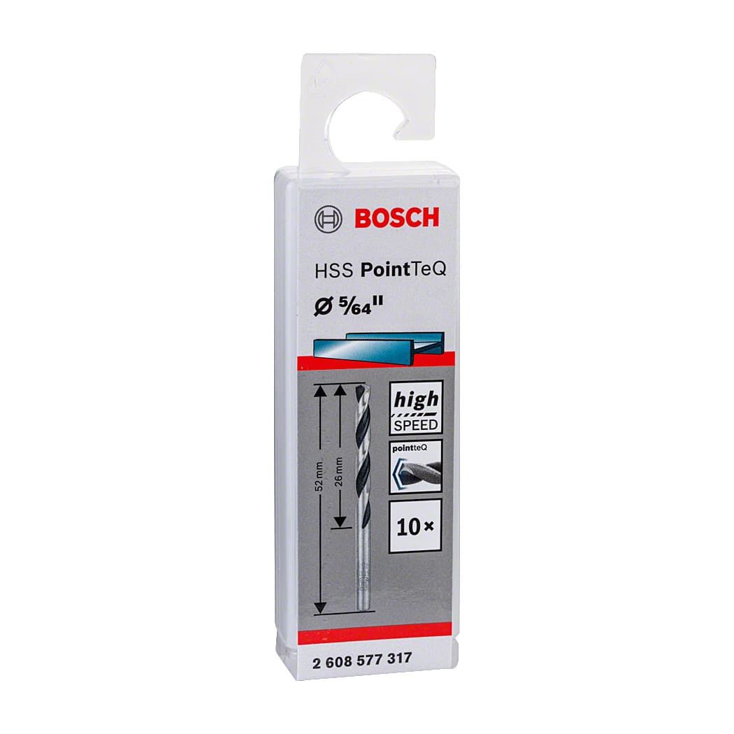 Bosch 5/64 Inch HSS Metal Drill Bits PointTeQ Range (Pack of 10 Pcs), 2 608 577 317 — view 2