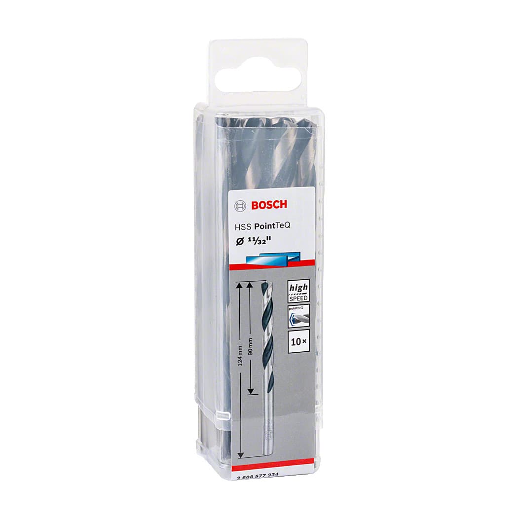 Bosch 11/32 Inch HSS Metal Drill Bits PointTeQ Range (Pack of 10 Pcs), 2 608 577 334 — view 2
