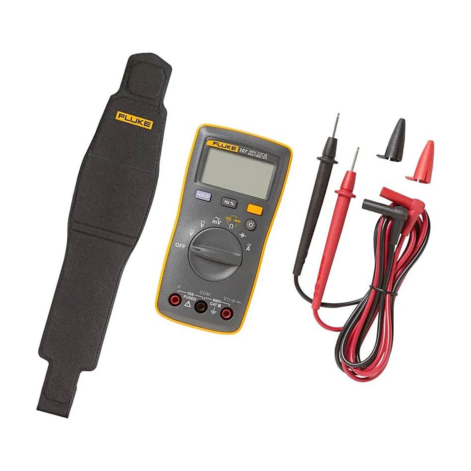 Fluke 107 6000 Counts / 600V CAT III Palm-Sized Digital Multimeter — view 2