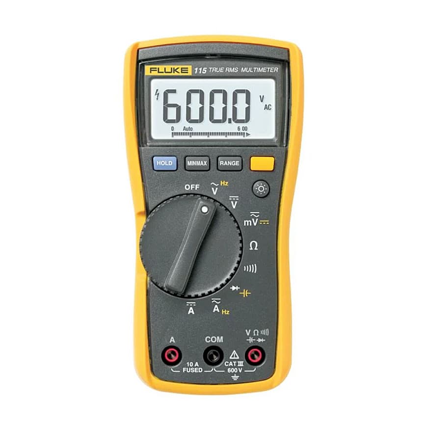 Fluke 115 6000 Counts / 600V True-RMS Field Technicians Digital Multimeter — view 1