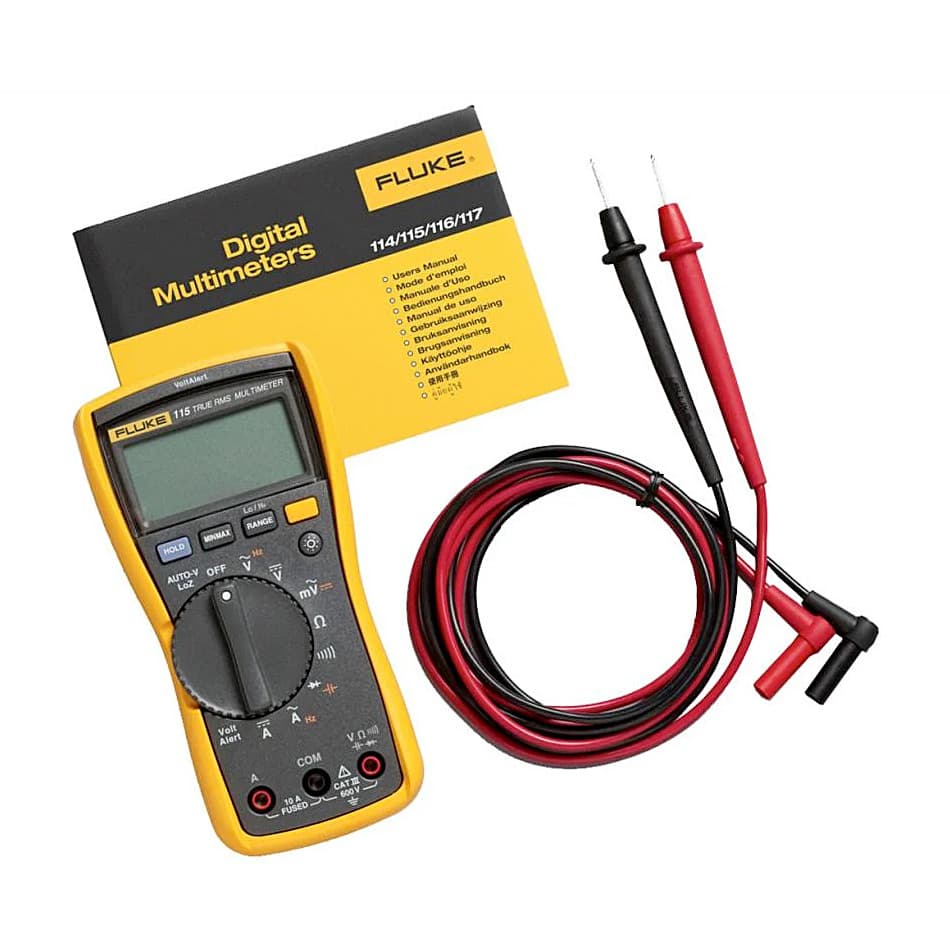 Fluke 115 6000 Counts / 600V True-RMS Field Technicians Digital Multimeter — view 2