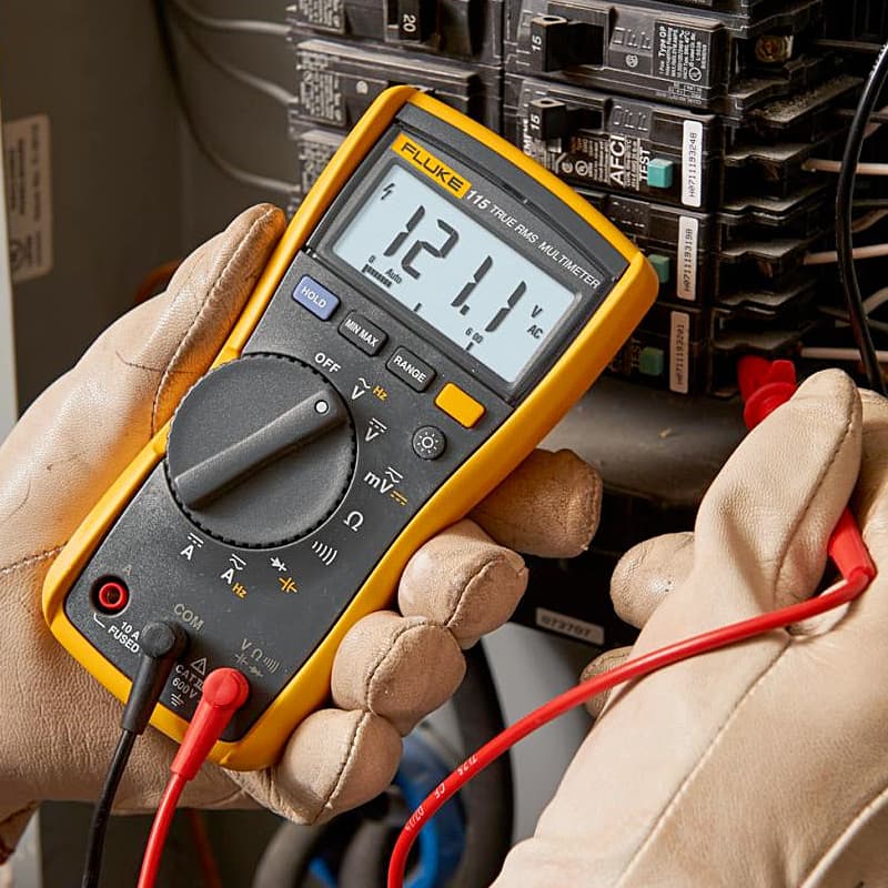 Fluke 115 6000 Counts / 600V True-RMS Field Technicians Digital Multimeter — view 3