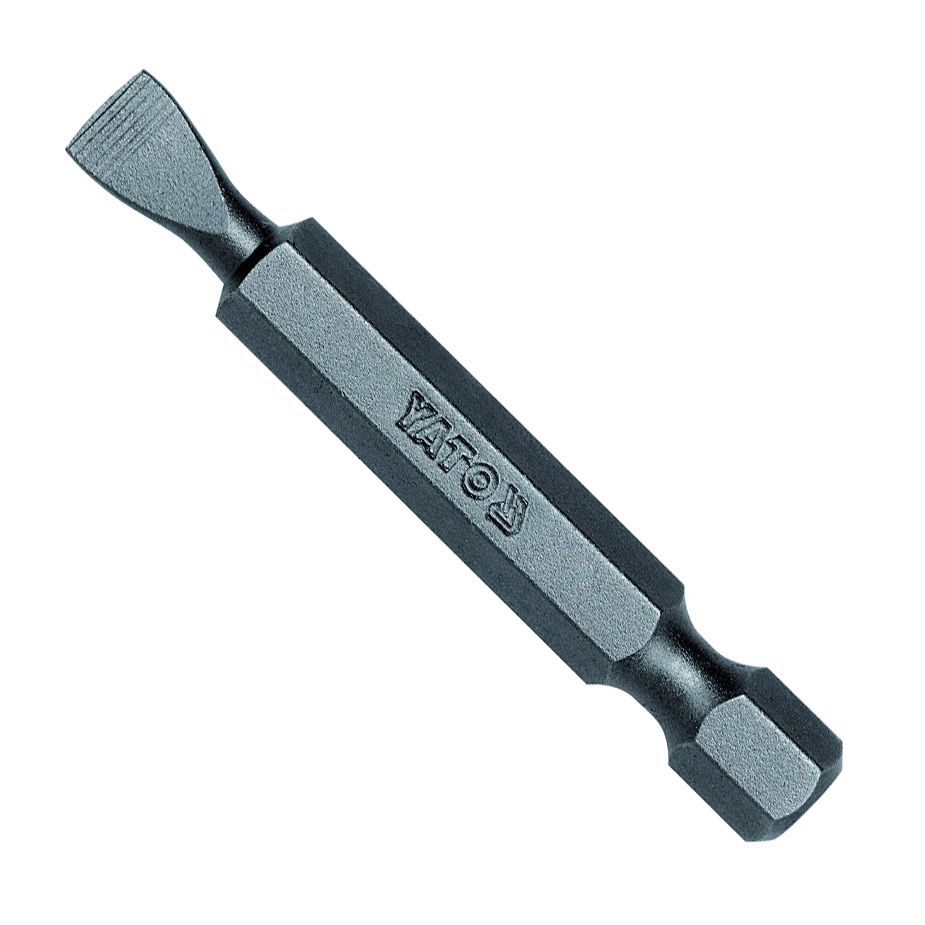 Yato 50 mm (Length) x 6 mm (Blade Dia.) Slotted Screwdrivers Bits (Pack of 50 Pcs), YT-7844