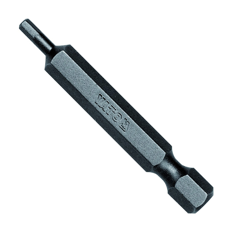 Yato 50 mm (Length) x 3 mm Hex Screwdrivers Bits (Pack of 50 Pcs), YT-7871