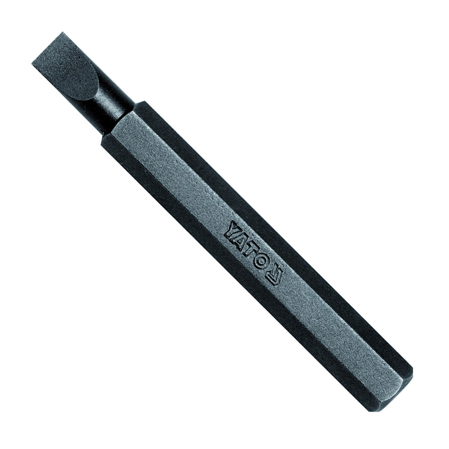 Yato 70 mm (Length) x 6.5 mm (Blade Dia.) Impact Slotted Screwdriver Bits (Pack of 50 Pcs), YT- 7935