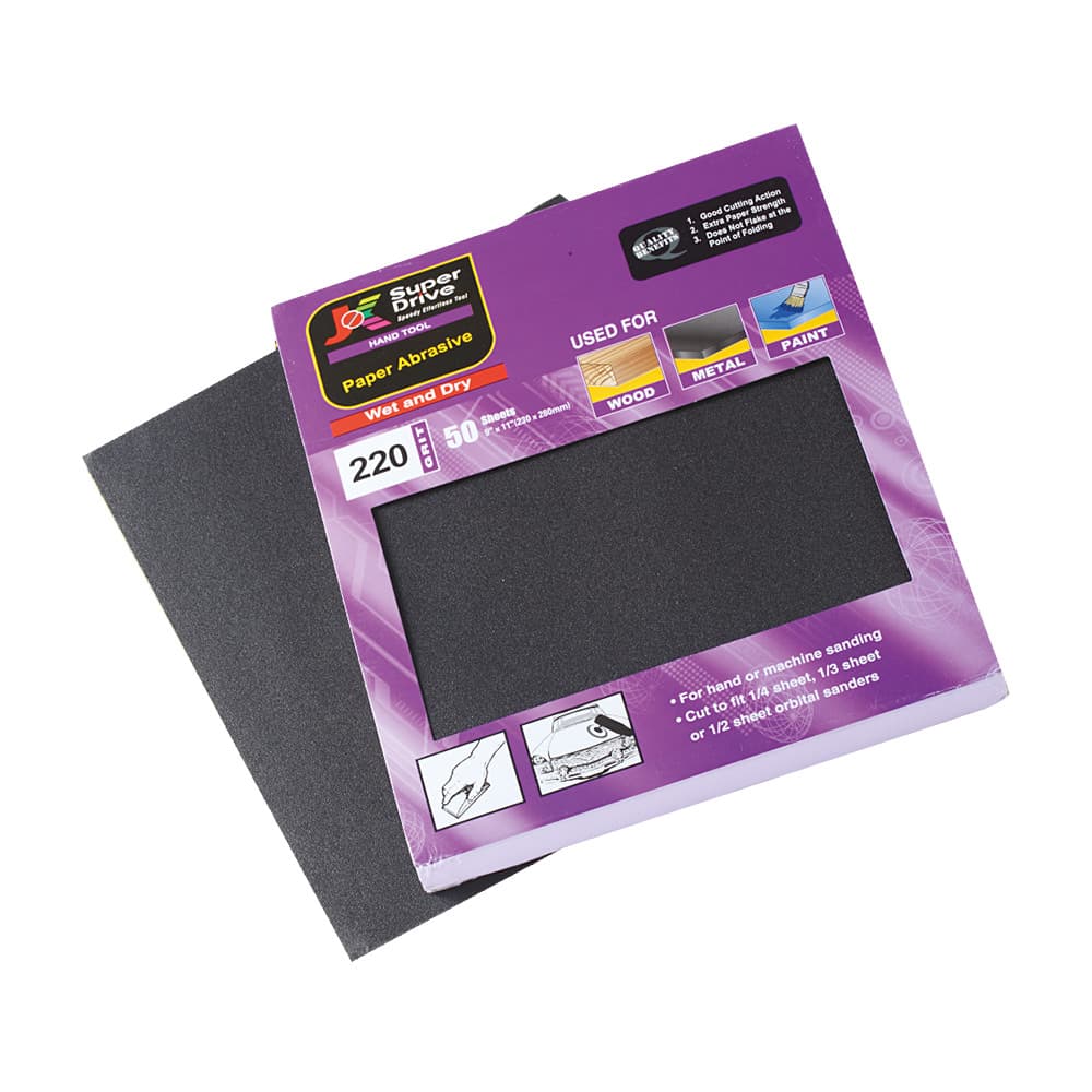 Jk 600 Grit Silicon Carbide Abrasive paper - Wet & Dry (Pack Of 50 Pcs), SD7800783