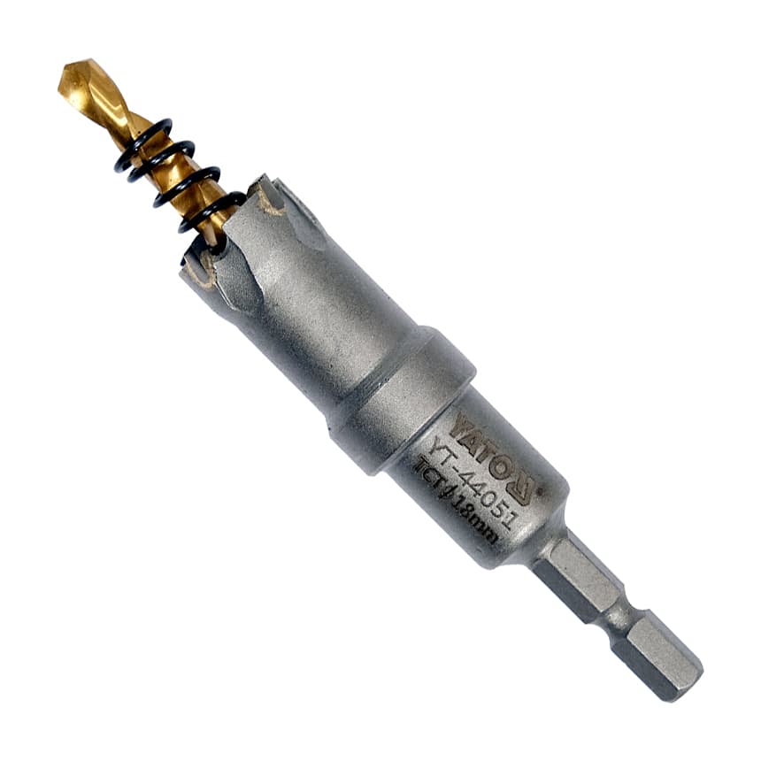 Yato 18 mm TCT Holesaw for Metal, YT-44051