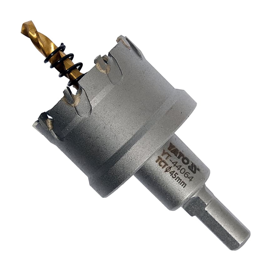 Yato 45 mm TCT Holesaw for Metal, YT-44064